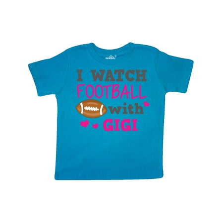 

Inktastic I Watch Football with My Gigi Gift Toddler Boy or Toddler Girl T-Shirt