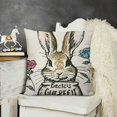 thumbnail image 2 of Rabbit Pillow CoversRabbit Gifts for Girls Rabbit Lovers Owners, Cute Rabbit Gifts, Rabbit Decor, Just a Girl Who Loves Rabbits Pillow Case, Bunny Pillow Cases, 2 of 5