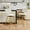 White, variant on VECELO Swivel Counter Height Bar Stools Set of 2, Faux Leather Upholstered Bar Chairs with Back Footrest and Metal Legs for Kitchen Island, Brown