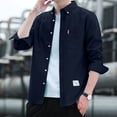 thumbnail image 2 of Zshosam Men's Long Sleeve Button Down Shirt Free Untucked Dress Shirt Casual Denim Shirt(BU1,XL), 2 of 5
