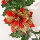 thumbnail image 2 of Flor artificial falsa, baya roja, flor de plástico, enredadera, decoración navideña, vid de fruta navideña, 2 of 6
