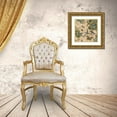 thumbnail image 3 of Vess, June Erica 12x12 Gold Ornate Wood Framed with Double Matting Museum Art Print Titled - Heirloom Floral I, 3 of 4