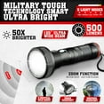 thumbnail image 5 of Bell+Howell TacLight Max LED 500 Lumens Tactical Flashlight, 3 Pack, 5 of 8