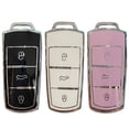 thumbnail image 3 of TPU Auto Car Key Case Protector Cover Decor for Passat CC B6 B7 3C for Maogotan White, 3 of 4