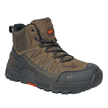 

HOSS Boots Men s Eric Hi Oblique Toe Safety Toe Hiker Work Boots