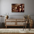 thumbnail image 2 of Gangster Posters Alphonse Capone Mafia Wall Art Canvas Prints Pictures Mob Decor Painting for Living Room,Great New Year Gifts Framed Size, 2 of 5