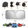 thumbnail image 4 of For Jeep Foldable Car Front Windshield Sun Visor Shade Sun Uv Block Visor Cover, 4 of 6
