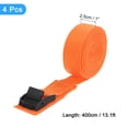 thumbnail image 2 of Tie Down Straps, 4Pcs Adjustable Buckle Lashing Straps, 400x2.5cm Cinch Strap (Orange), 2 of 5