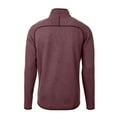 thumbnail image 3 of Men's Cutter & Buck  Burgundy Washington Commanders Helmet Mainsail Sweater-Knit Full-Zip Jacket, 3 of 3