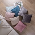 thumbnail image 6 of Phantoscope Pleated Velvet Pillow Covers, 18x18 Inch Set of 2, Square Decorative Throw Pillow Cases for Couch & Bed, Luxury Soft Cushion Covers, Coffee, 6 of 6