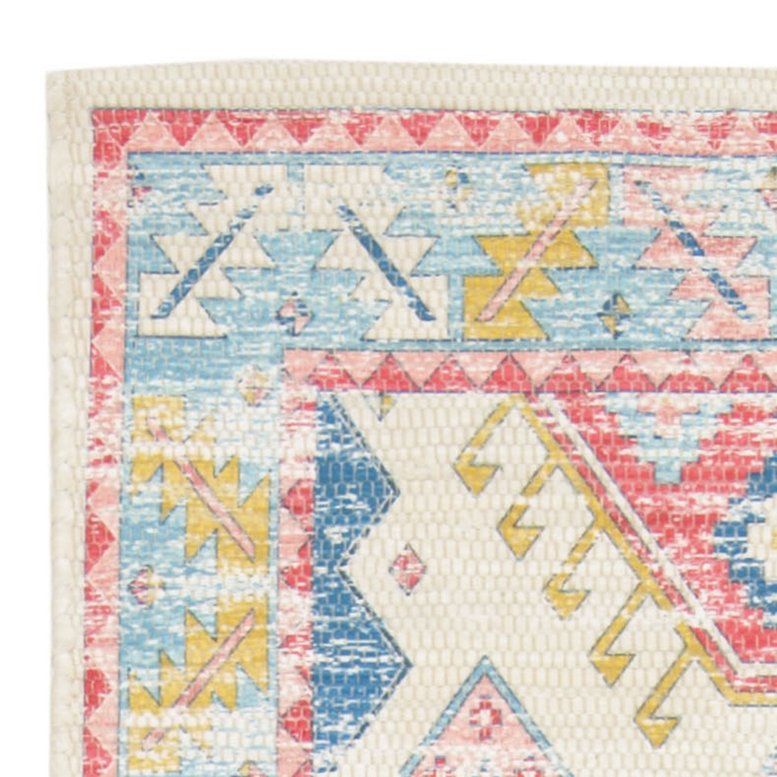 Safavieh Saffron Ruth Overdyed Geometric Area Rug or Runner