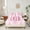 Pink O, variant on Erosebridal Monogrammed Fitted Sheet Queen,Bowknot Bow Flower Bedding Set Queen Size,Initial Letter R Fitted Sheet Set Queen,Lightweight Bedroom Decor,3 Pieces(No Top Sheet)