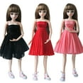 thumbnail image 1 of Robe Barbie 60cm Accessoires de Vêtements 3 Pcs Tenues à la Mode, 1 of 3