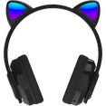 thumbnail image 3 of Audifonos Gamer Bluetooth Necnon Nbh-07 Oreja Gato negro Unitalla NECNON NBH-07, 3 of 5