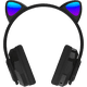 thumbnail image 3 of Audifonos Gamer Bluetooth Necnon Nbh-07 Oreja Gato negro Unitalla NECNON NBH-07, 3 of 5