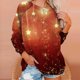 thumbnail image 2 of Tops Para Mujer Blusa de Navidad Camisas de Manga Larga Otoño Estampado Casual de Moda Cuello Redondo Camiseta Suelta Top Pullover Odeerbi ODB171127, 2 of 8