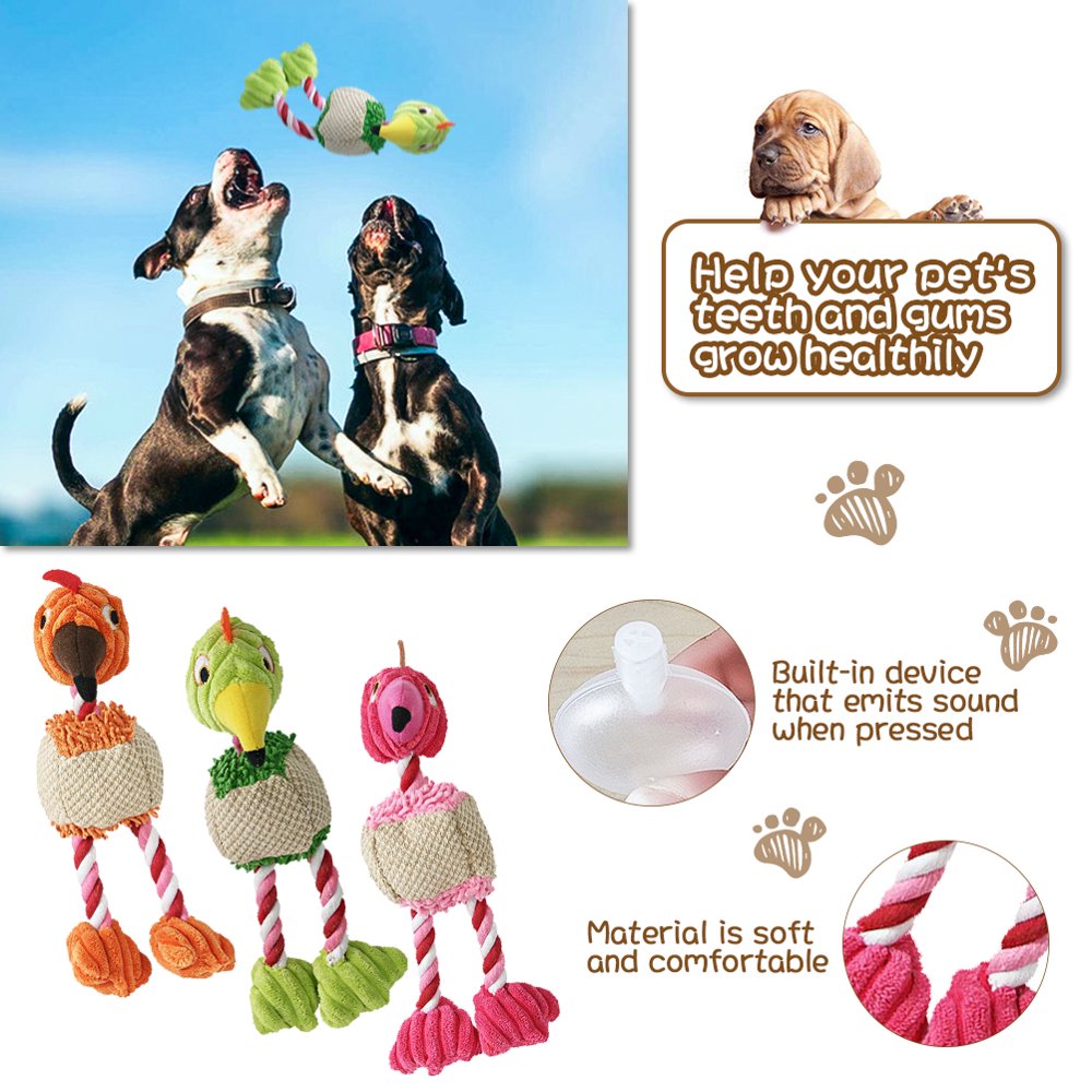 Lowestbest Puppy Chew Toys, Squeaky Toys for Puppies, Toy Dog Chew Toy