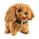 thumbnail image 2 of perro electrónico para mascotas, interactivas de aprendizaje , juguete de perro de peluche para niños, juguetes, regalos de caniche, 2 of 8