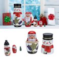thumbnail image 3 of Nesting Dolls, Festive Feeling Christmas Ornaments Beautiful Exquisite Small Compact Glossy Round  for Indoor for Home for Gift, 3 of 8
