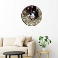 thumbnail image 3 of Soliyoahee Guinea Pig Clock 10inch Wooden Round Wall Clock Home Decor Silent No Tick Battery Powered for Living Room Bedroom Kitchen Farmhouse, 3 of 6