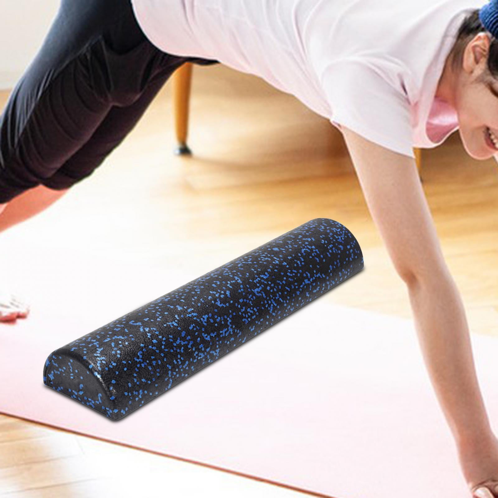 funtasica Half Round Foam Roller Half Roller Foam Pliability Durable, Home Gym, Fitness Equipment Foam, Half Roller Massage Yoga Column