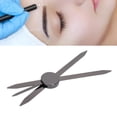 thumbnail image 4 of Eyebrow Drawing Ruler, Stainless Steel Eyebrow Caliper Professional Fast  For Public People For Makeup, 4 of 8