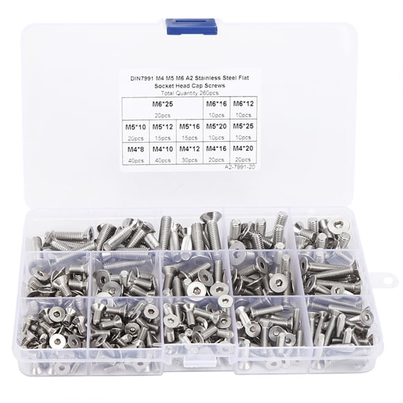High Strength Flat Screw, Fasteners Hex Socket Screw, Construction Machinery For Electronics Industry