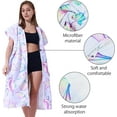 thumbnail image 3 of Yazoeia Poncho Changing Robe with Zipper, Soft Wetsuit Poncho Changing Towel, Hooded Towel Poncho Robe, Highly Absorbent Surf Poncho Changing Towel for Surfing Swimming Wetsuit CJC912-133598, 3 of 7