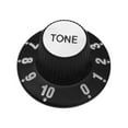 thumbnail image 1 of HILABEE Electric Guitar Control Knob Black Easy Installation Bass Guitar Accessories Tone, 1 of 9