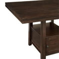 thumbnail image 6 of Yorktown Espresso Wood 7-Piece Counter Storage Dining Set, 6 of 11