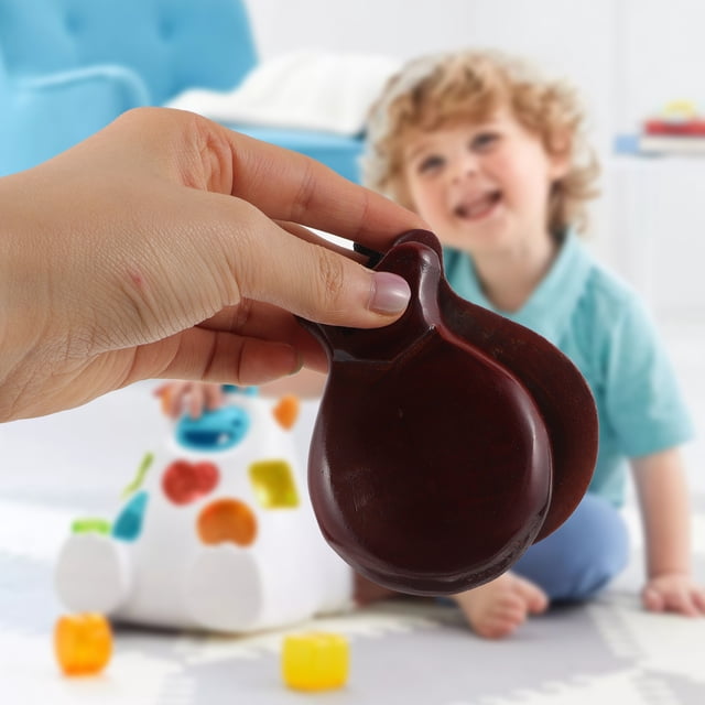 BESTYASH 1 Paire d'Instruments de Musique Jouet Roulettes pour Enfants Intéressés par la Musique 8.5X6.5CM