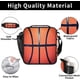 thumbnail image 5 of Bolsa de almuerzo con diseño de baloncesto para niños, lonchera para niños y niñas, bolsa de almuerzo aislante impermeable, bolsa térmica para la escuela con correa de hombro ajustable, 5 of 7