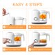 thumbnail image 4 of AMZBABYCHEF Baby Food Maker, 4 in 1 Baby Food Processor and Steamer, Puree Blender, Multifunctional Baby Puree Maker, Dishwasher Safe, White, 4 of 5