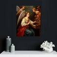 thumbnail image 4 of PIKWEEK ST CECILIA Catholic Patron Saint of Musicians Poster Canvas Wall Art Picture Print Modern Home for Kids Room, Bedroom, Bathroom Room Decor framed 12x16 in, 4 of 4