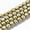 Gold, variant on MATROOY 5strands Evil Eye Glass Beads Round 8mm/10mm Electroplate Pattern Loose Beads-Silver-8x7mm (40pcs/strand)