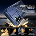 thumbnail image 4 of for Samsung Galaxy S21 FE Case with Upgraded Sliding Camera Lens Cover and Strong Magnetic Kickstand - Military-Grade Shockproof Protective Phone Case for Men Women Girls - Blue, 4 of 12