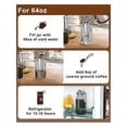 thumbnail image 5 of Cold Brew Coffee Filter for 32OZ Glass MasonJar Pitcher - Fine Mesh, 5 of 5