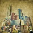 thumbnail image 3 of Bagozzi, R. 20x20 Black Modern Framed Museum Art Print Titled - Vintage Skyline, 3 of 5