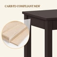 thumbnail image 5 of Topeakmart Small End Table Coffee Table Stand Nightstand Accent Table Living Room Bedside Sofa Table, Dark Coffee, 5 of 7