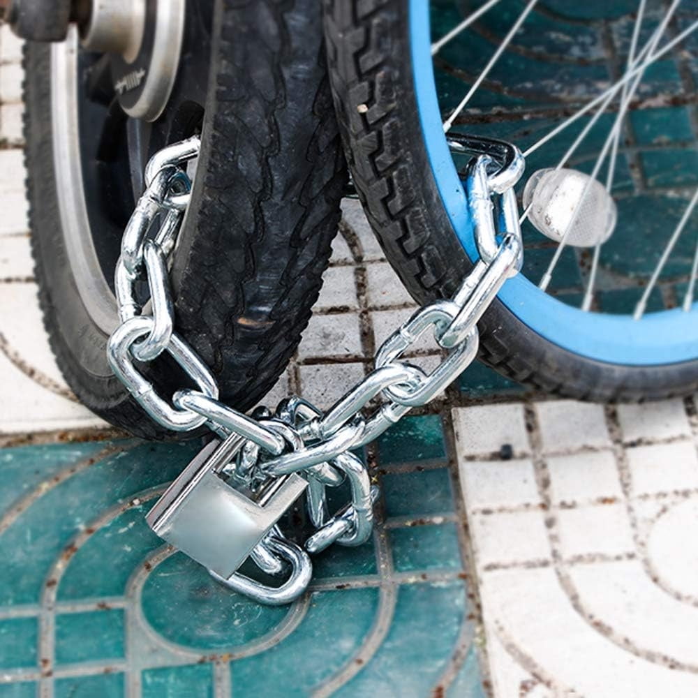 Heavy Duty Long Lock Chain,Premium Case-Hardened Safety Chain,Waterproof & Rust-proof Lock Bike Chain Lock,Security Chain Lock,Cannot Be Cut with Bolt Cutters Or Hand Tools