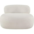 thumbnail image 6 of Meridian Furniture Venti Cream Boucle Fabric Chair, 6 of 20