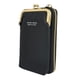 thumbnail image 1 of Bolsa Bolsos cruzados de cuero para mujer bolsos de hombro para teléfono para dama billeteras para niñas (negro) Likrtyny Para Estrenar, 1 of 6