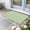 Auqamarin LightYellow Beige, variant on Purple Door Mat Indoor Outdoor, Grid Checkered Plaid Gingham Lattice Trellis Non Slip Welcome Mat with Rubber Backing, Absorbent Fabric Front Door Mats Entryway Rug for Home Patio Entrance 24"x36"