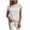 White, variant on Solid Double Ruffle Off Shoulder Top, Women's Flutter Straight Hem Woven Blouse
