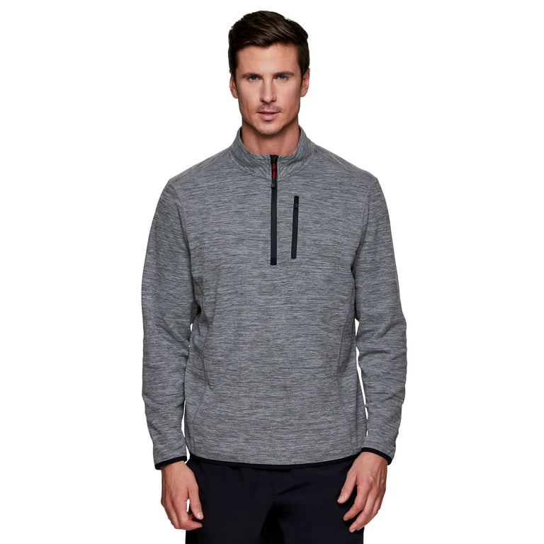 Avalanche Fleece Sweater Jacket Men's Gray Outdoor Hiking Full Zip Size 2XL