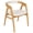 Burlywood, variant on Costway Leisure Bamboo Chair Dining Chair w/ Curved Back & Anti-slip Foot Pads