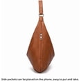 thumbnail image 5 of CoCopeanut Hobo Tote Bag for Women Soft Faux Leather Shoulder Bag Retro Satchel Zipper Closure Handbag Large Capacity Purse, 5 of 7