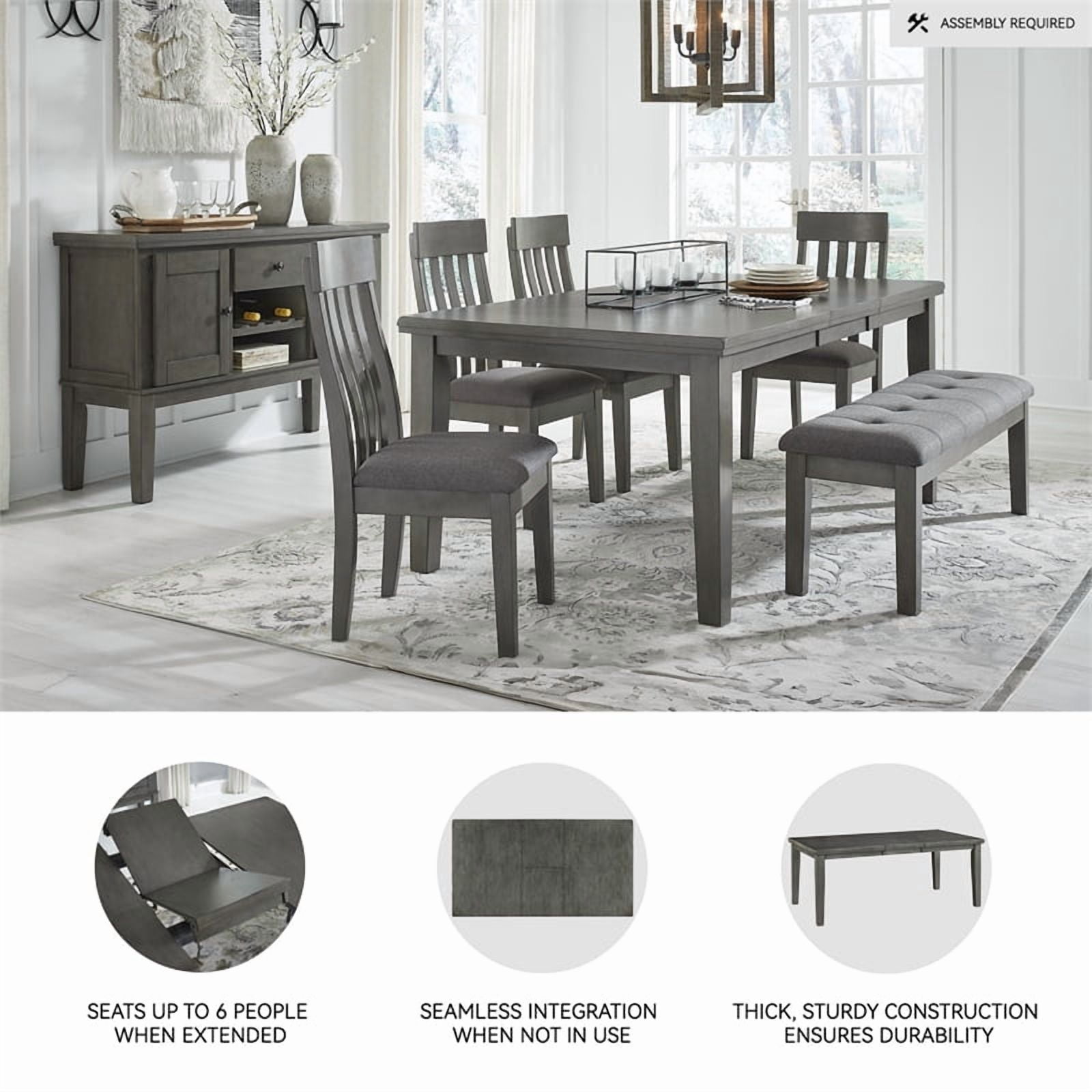 Signature Design by Ashley Hallanden Gray Dining Extension Table