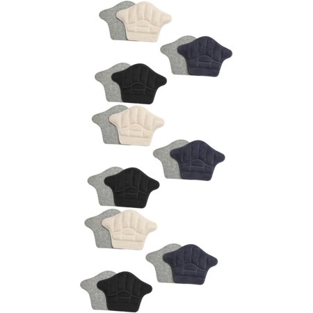 9 Pairs High Heels Heel Stickers Gel Liners Comfort Heels Sport Stickers Shoe Grips Liner Heel Grips Liner Back of Heel Cushions Protective Shoes Holes Pads Simple Heel Pad Patch