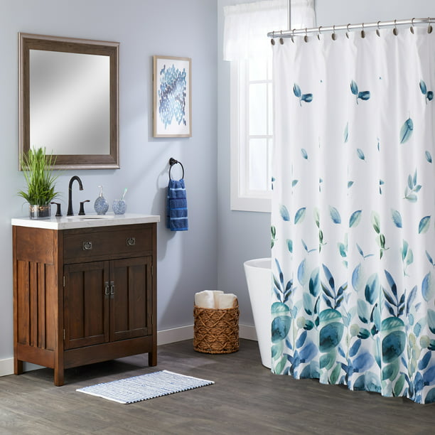 Skl Home Ontario Fabric Shower Curtain, Best Curtain Fabric For Bathroom Walls